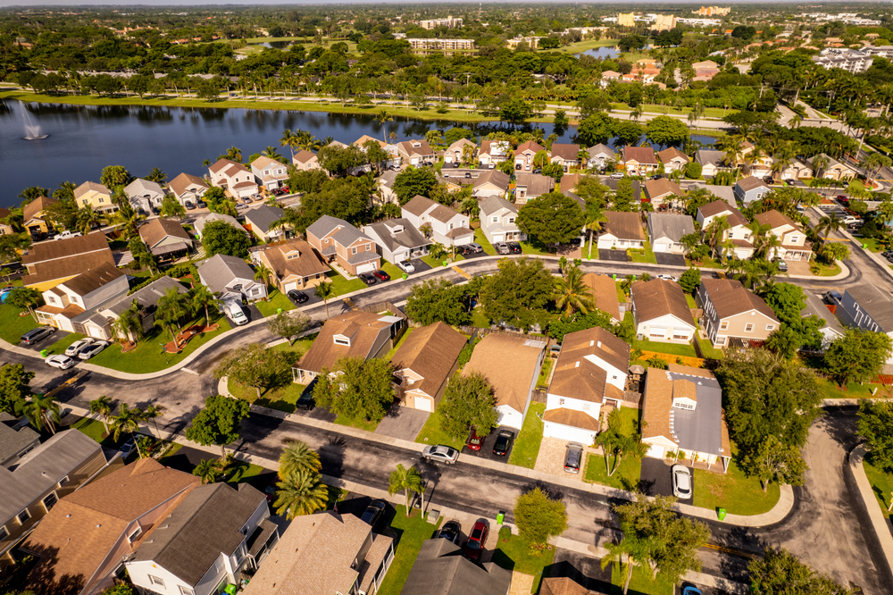 Aerial Photo of a Single Family HOA